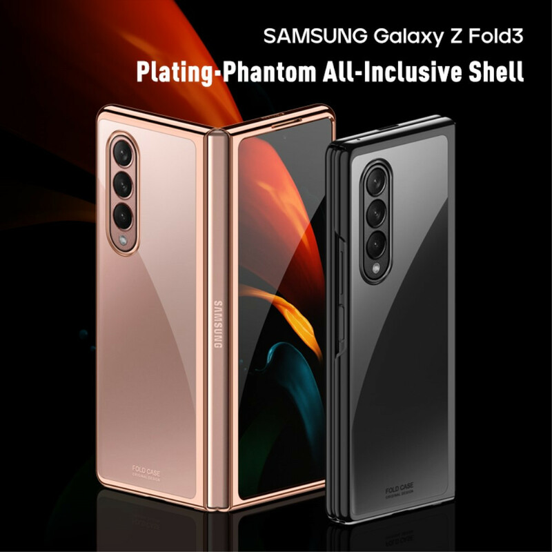 Samsung Galaxy Z Fold 3 5G Clear Metal Edge Case