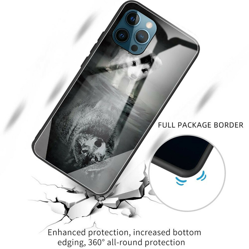 iPhone 13 Pro SkalTempererat glas Puppy Dream