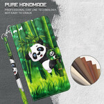 Fodral för iPhone 13 Pro Panda och bambu