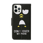 Nytt fodral för iPhone 13 Pro med "Don't Touch my Phone" (Rör inte min telefon)