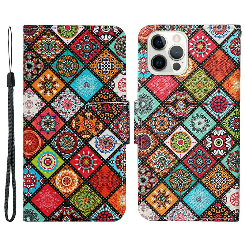 iPhone 13 Pro Patchwork Mandalas Skalmed rem