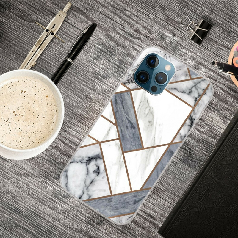 iPhone 13 Pro Marble SkalVariabel Geometrisk