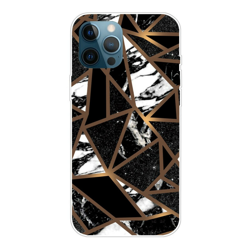 iPhone 13 Pro Marble Geometry Case