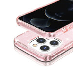 iPhone 12 Pro klart glitterfodral