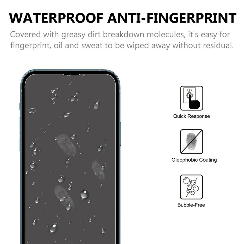 Skydd av härdat glas (2 stycken) för iPhone 13 / 13 Pro-skärmen