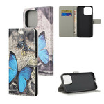 Fodral iPhone 13 Butterfly Blue