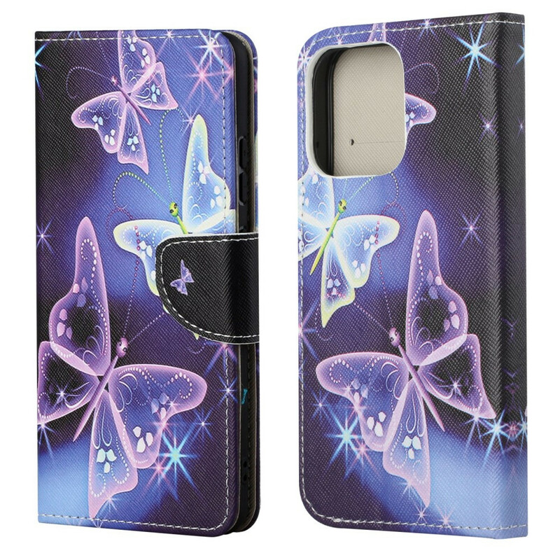 Fodral för iPhone 13 Papillons Modernes