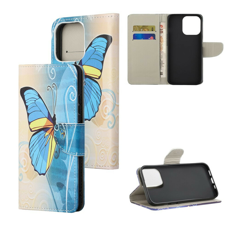 iPhone 13 Fjärilar fodral