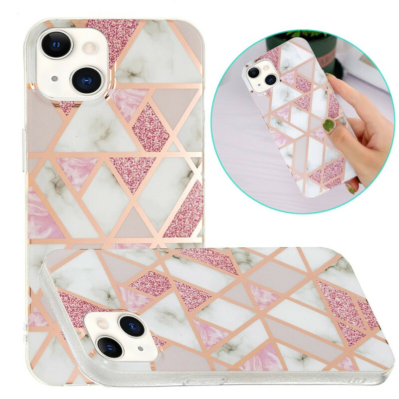 iPhone 13 Marble Design Case