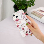 Fodral iPhone 13 Marmorerade blommor