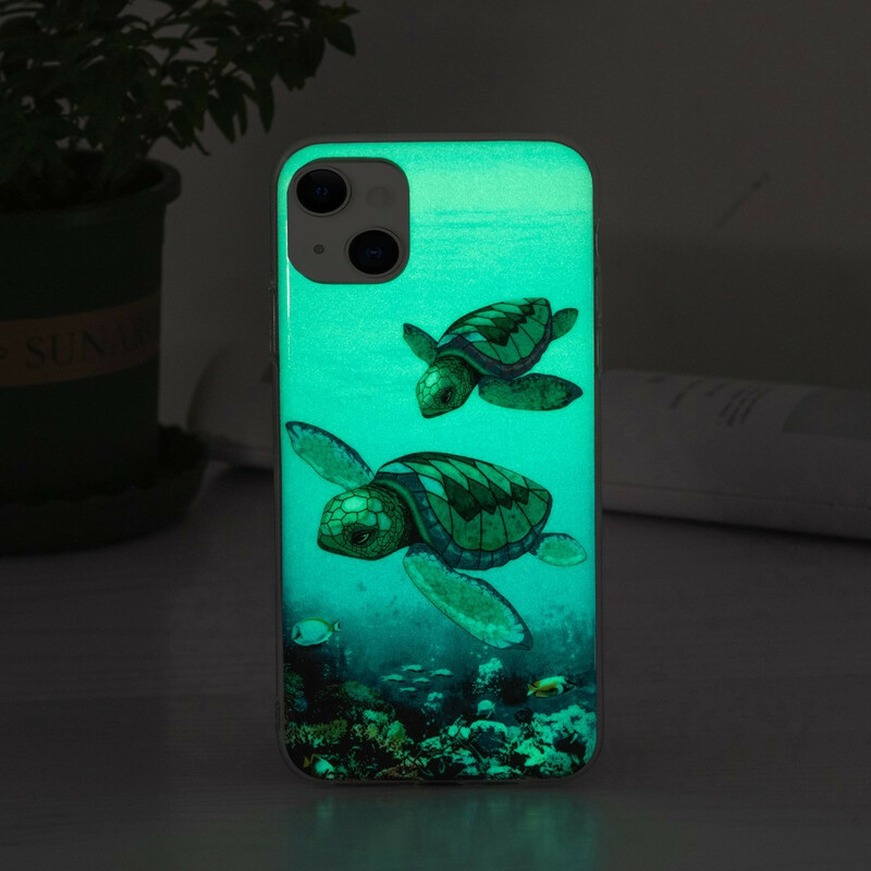 Sköldpaddor Fluorescent iPhone 13 fodral