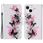 iPhone 13 Magistral Butterflies Skalmed rem