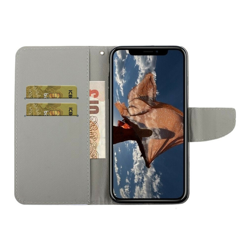 iPhone 13 Owl Family Skalmed nyckelband