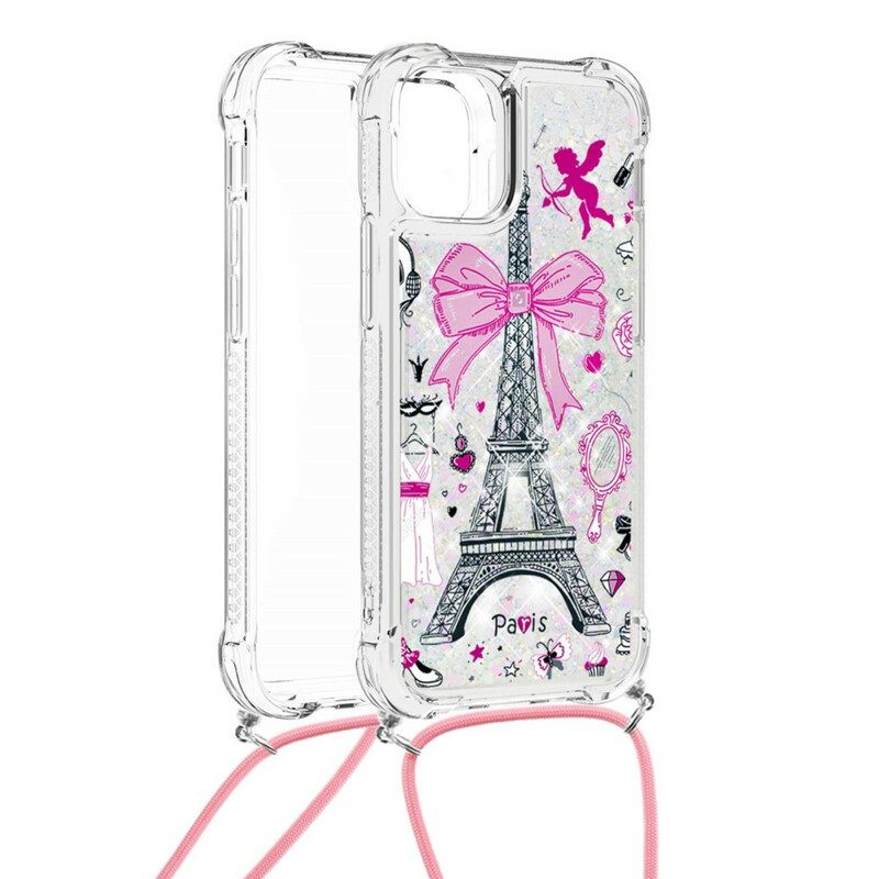 iPhone 13-fodral med Eiffeltorns snöre
