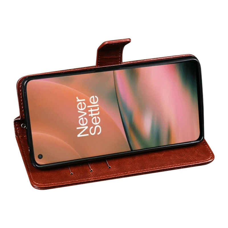 OnePlus Nord 2 5G läderhölje IDEWEI