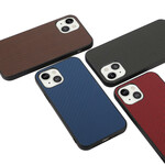 iPhone 13 Carbon Fiber Läder Case