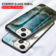 iPhone 13 SkalMarble Colors härdat glas
