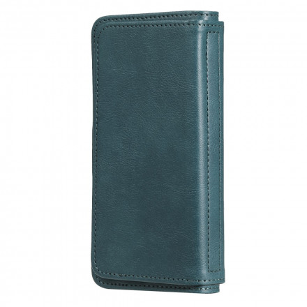 iPhone 13 multifunktionellt fodral 10 korthållare