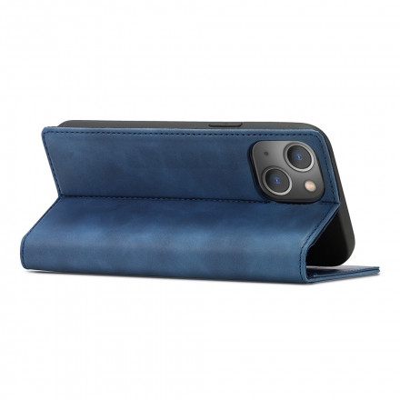 Flip Cover iPhone 13 LC.IMEEKE Lädereffekt