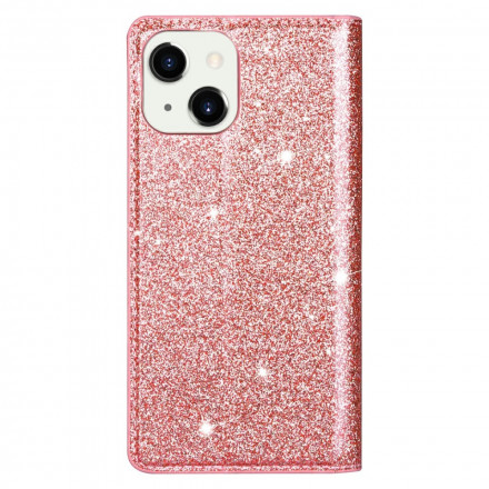 Flip Cover iPhone 13 Style Glitter