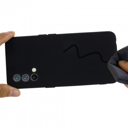 OnePlus NordCE 5G flytande silikonfodral med band