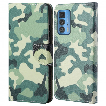 Motorola Edge 20 Pro militärfodral i kamouflage