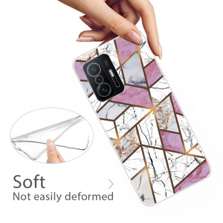 Xiaomi 11T Geometriskt marmorfodral