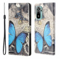 Xiaomi Redmi 10 Blue Butterfly Rem Case