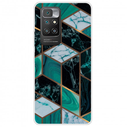 Xiaomi Redmi 10 Marble Geometry Case