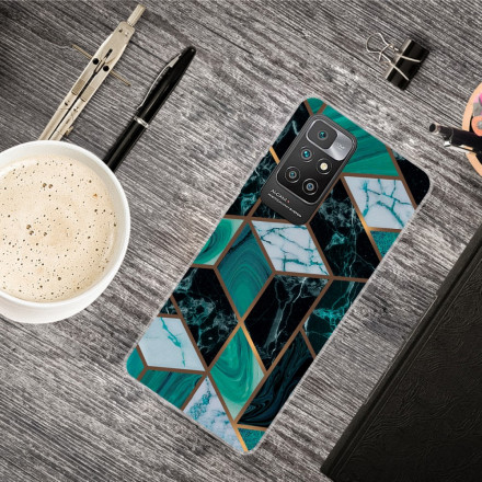 Xiaomi Redmi 10 Marble Geometry Case