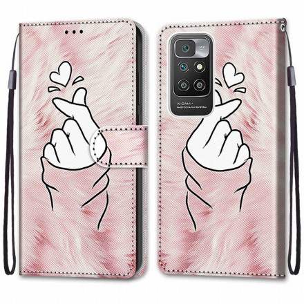 Xiaomi Redmi 10 Finger Heart Case