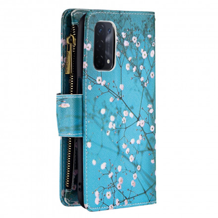 Oppo A54 5G / A74 5G Zipper Pocket Tree