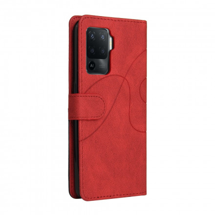 Oppo A94 5G Leatherette Signature Case