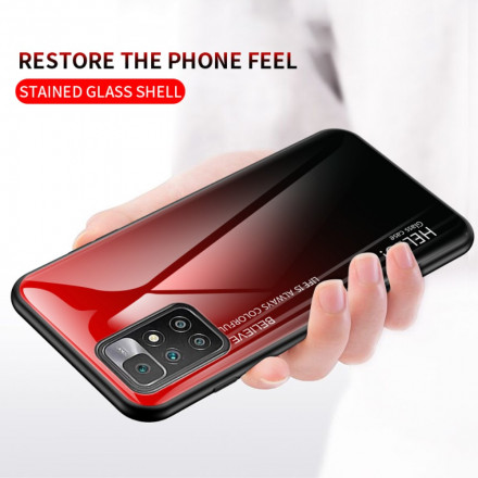 Xiaomi Redmi 10 Cover Hello härdat glas