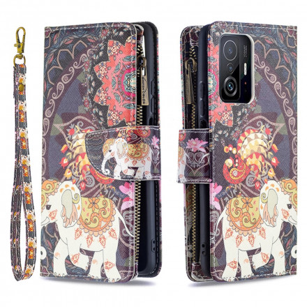 Xiaomi 11T / 11T Pro Elephant Fodral med dragkedja