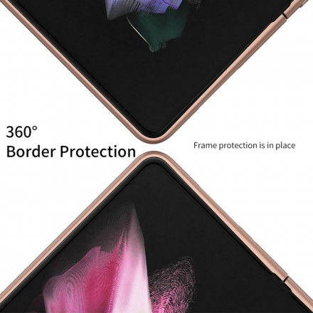 Samsung Galaxy Z Fold 3 5G läderfodral Litchi Support GKK