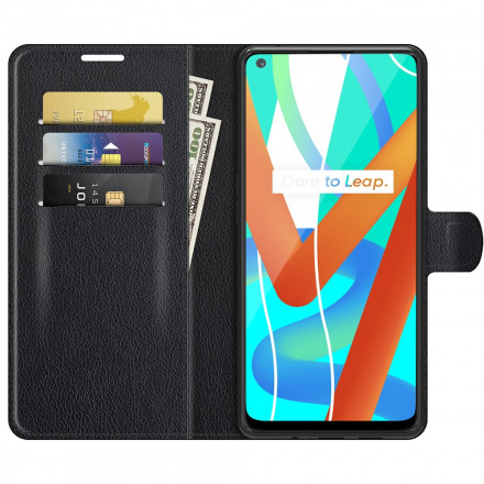 Realme 8 5G Classic Lychee Effekt Case