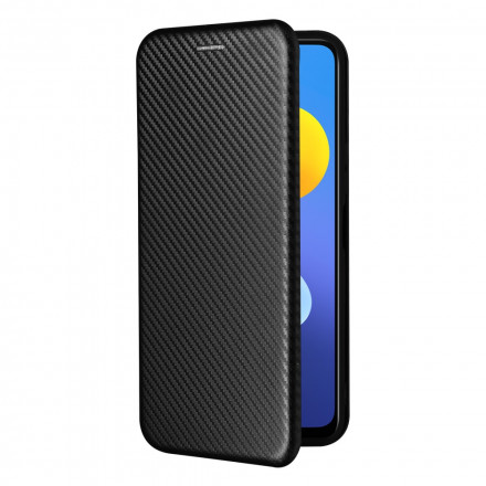 Flip Cover Vivo Y72 5G Silikon Carbon färgad