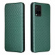 Flip Cover Vivo Y33s / Y21 / Y21s Silikon Carbon Coloured