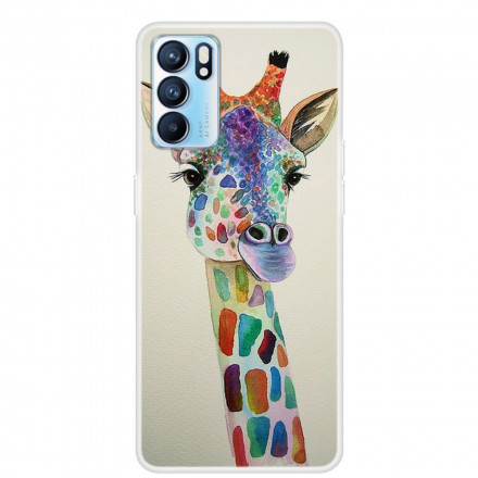 Oppo Reno 6 5G Giraffe Color Case