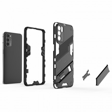 Oppo Reno 6 5G avtagbart handsfree-fodral med två positioner Oppo Reno 6 5G avtagbart handsfree-fodral med två positioner