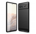 Google Pixel 6 fodral i borstad kolfiber