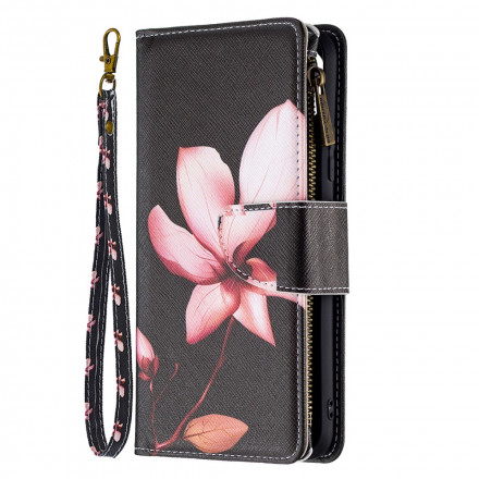 Täck Realme C21 Zipped Pocket Flower