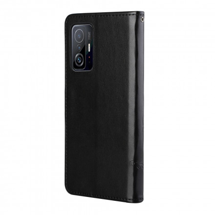 Xiaomi 11T / 11T Pro Fjärilar och blommor Rem Case