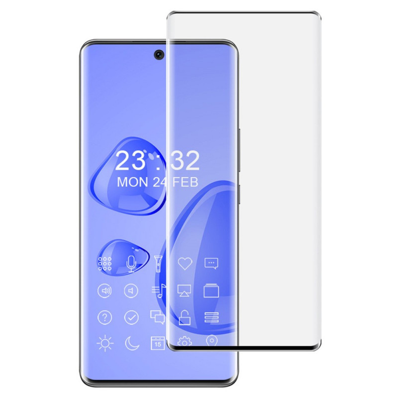 Honor 50 / Huawei Nova 9 Svart kontur skärmskydd i härdat glas