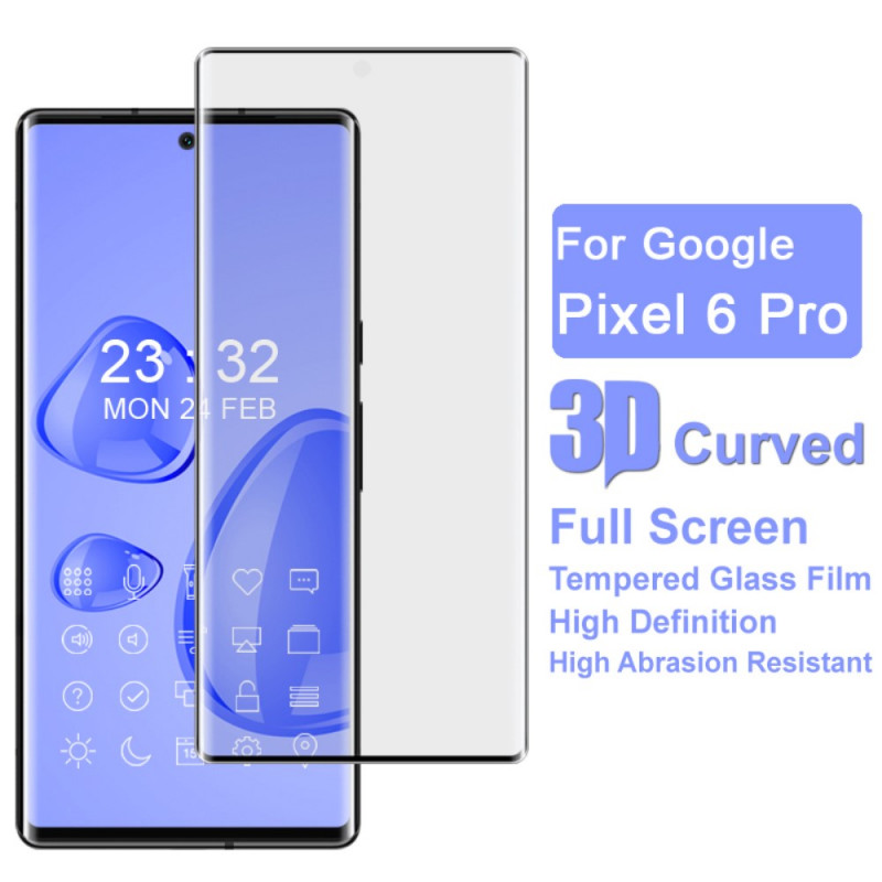 IMAK skydd av härdat glas för Google Pixel 6 Pro-skärmen