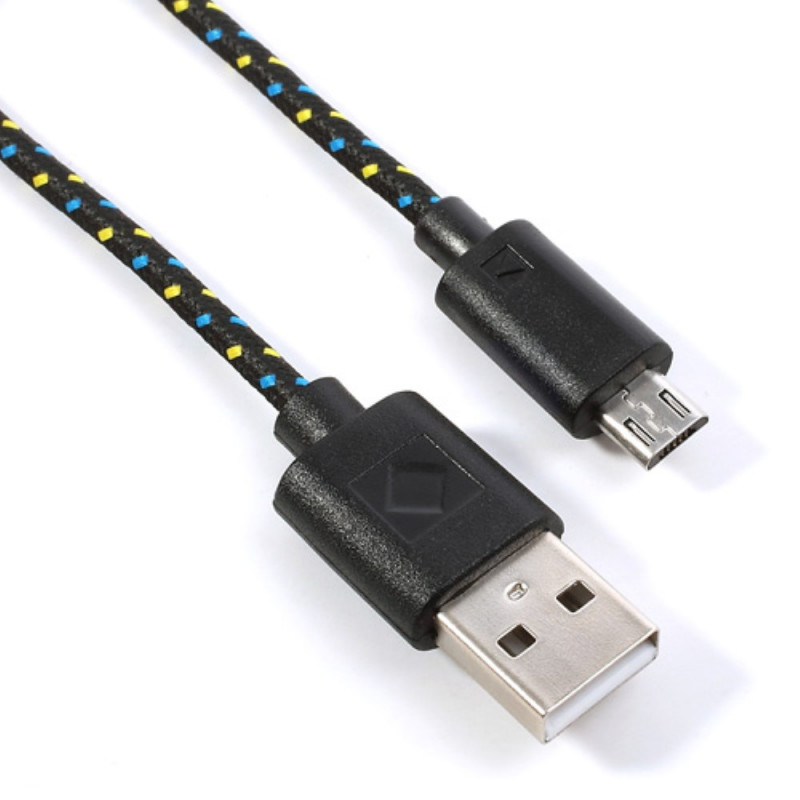 USB-MICRO färgad datakabel (2 m)