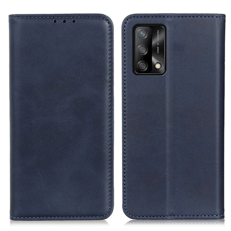 Flip Cover Oppo A74 4G Delat läder Elegans