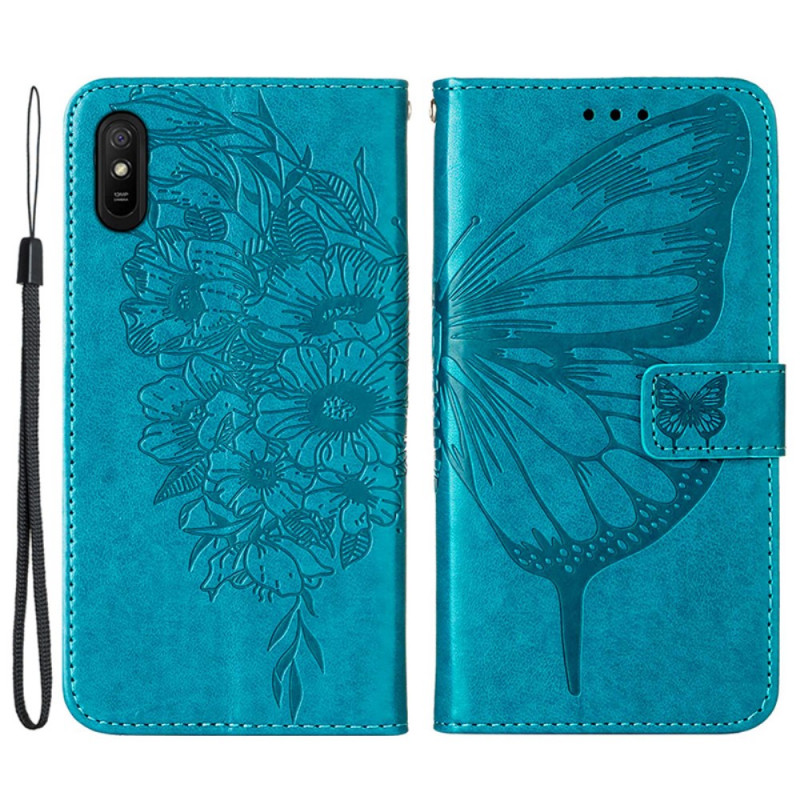 Xiaomi Redmi 9A fodral i fjärilsdesign