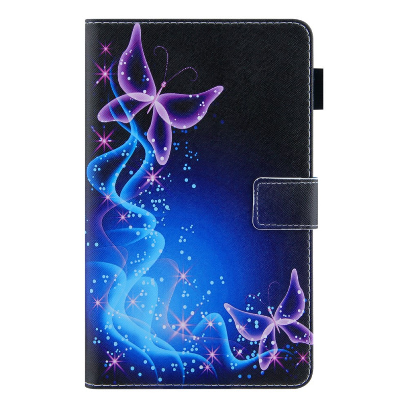 Fodral för Samsung Galaxy Tab A8 (2021) Färgade fjärilar